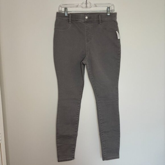 TIME and TRU NEW TT Core Jegging Womens M Gray Ankle Stretch - Picture 4 of 8